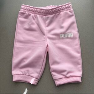 Puma, pink, jogging infant pants size 0 to 3 months.